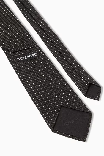 Micro Polka-dot Tie in Silk