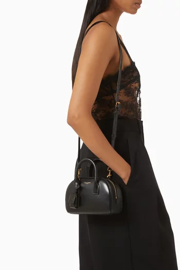 Sac de Jour Boston Bag in Box Leather