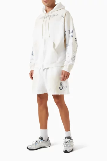 Classic Ink Shorts in Fleece