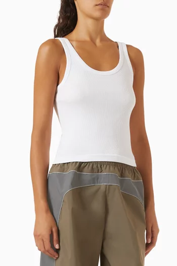 Ribbed Tank Top in Cotton