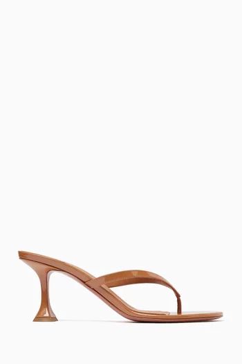 Juliette Thong 70 Mules in Patent Leather