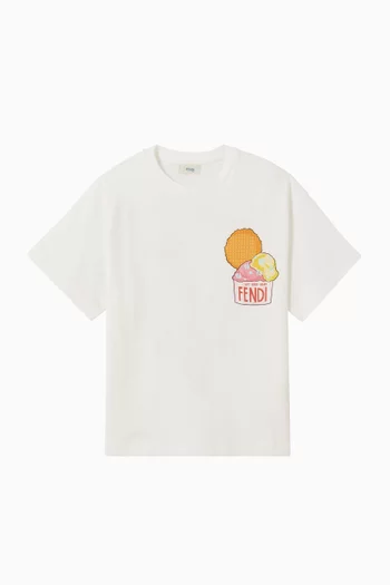 Ice Cream T-shirt in Cotton