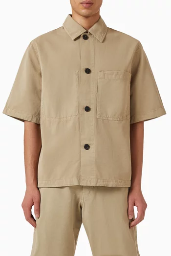 Relaxed-fit Overshirt in Cotton-linen