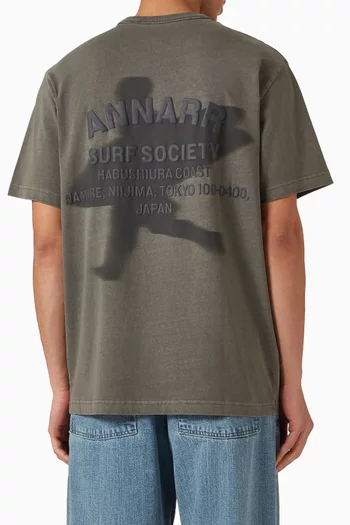 Logo Loose-fit T-shirt in Organic-cotton