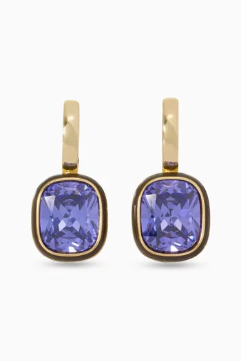 The Cubic Cushion Drop Earrings