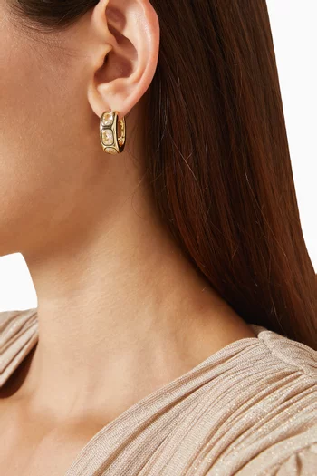 Chubby Hinged Hoop Earrings