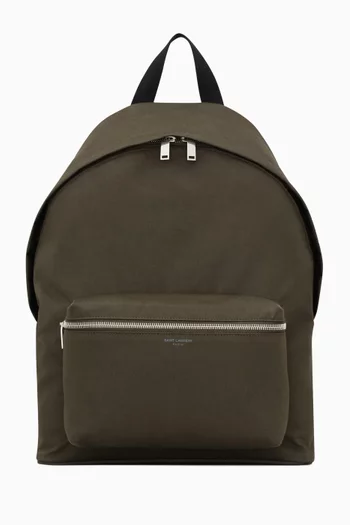 City Backpack in Cotton-canvas