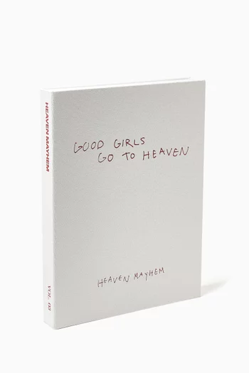 صندوق مجوهرات بتصميم كتاب بطبعة شعار Good Girls Go to Heaven