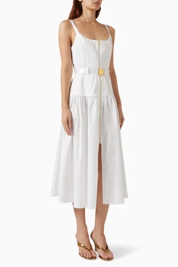 Rima Maxi Dress in Stretch-cotton