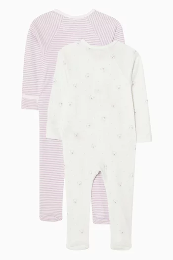 Zip Sleepsuit, Pack of 2