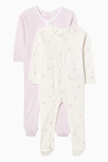 Zip Sleepsuit, Pack of 2
