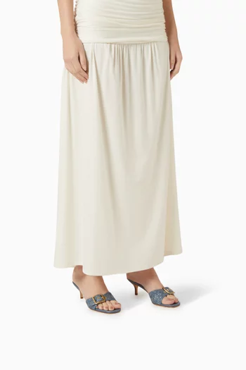 Margot 55 Crystal-embellished Sandals in Denim