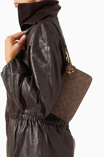 Audrey Crossbody Bag in Signature Coated-canvas