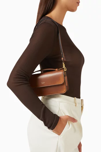 Elora Top-handle Crossbody Bag in Loved Leather