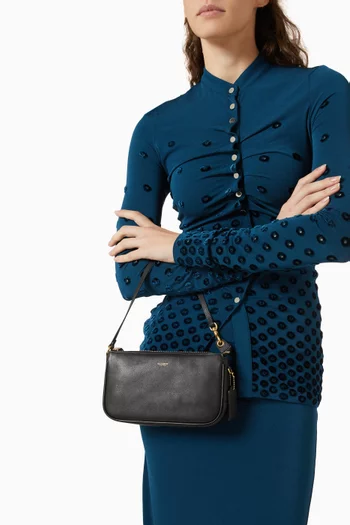 Plaza Shoulder Bag in Leather