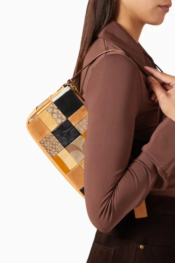 Plaza 25 Patchwork Bag in Leather