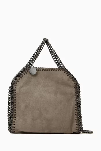 Tiny Falabella Tote Bag in Alter Suede