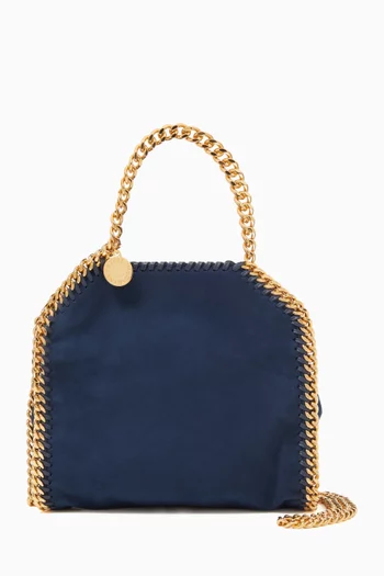 Tiny Falabella Tote Bag in Alter Suede
