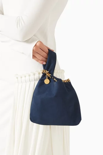 Falabella Wristlet Bag in Alter Suede