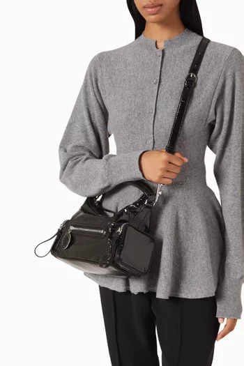 Small Dartmoor Shoulder Bag in Crackled Alter Mat