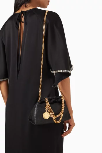 Mini Falabella Drawstring Bag in Eco Shaggy Deer Leather