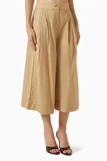 Yasfima Cropped Pants in Cotton-blend