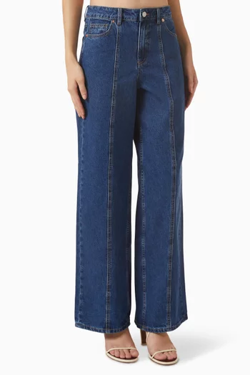 Yaselsie Wide-fit Jeans in Denim