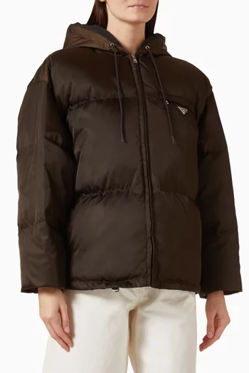 Down Jacket in Re-Nylon