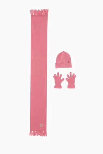 Scarf , Gloves & Beanie Set