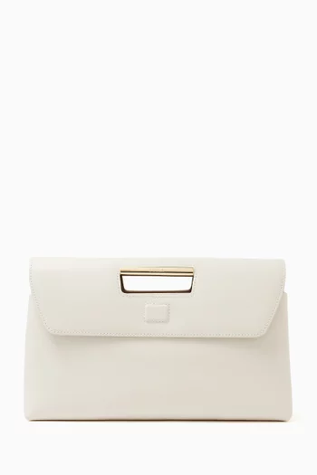 Small Giada Pouch Clutch in Leather