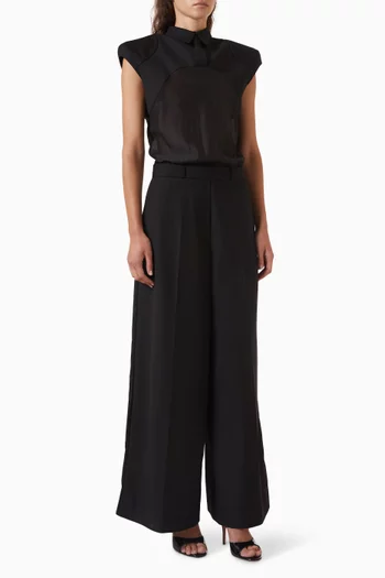 Curved Bolero Jumpsuit