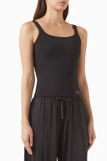 Square Neck Tank Top in Softskin