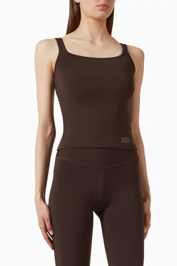 Square Neck Tank Top in Softskin