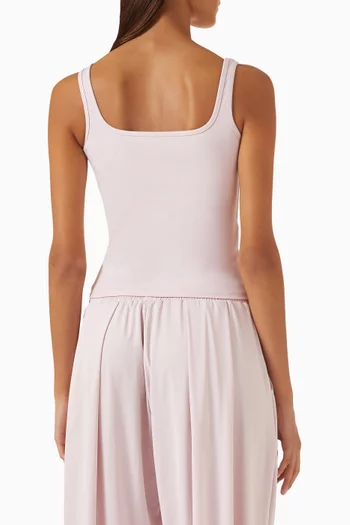 Square Neck Tank Top in Softskin