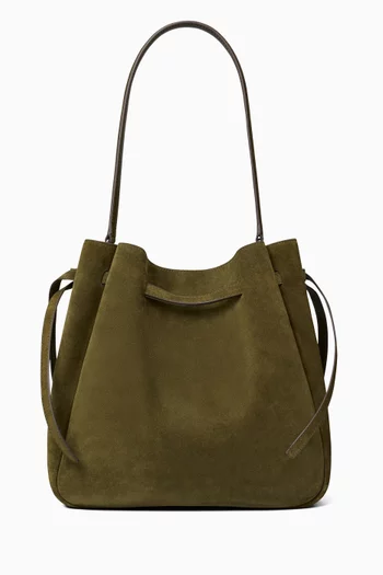 Large Romy Bucket Bag in Suede
