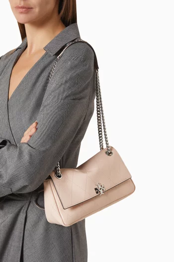 Small Charlie Shoulder Bag in Quilted Leather