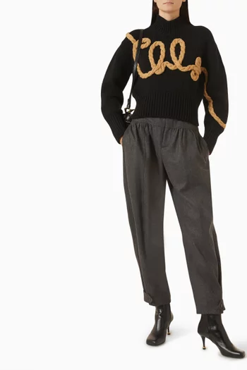Balloon-fit Pants