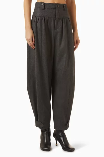 Balloon-fit Pants