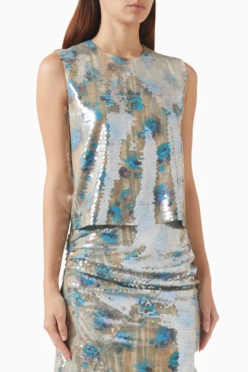 Sequin Shell Top