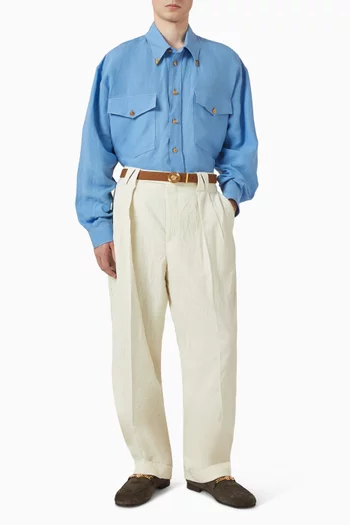 Loose-fit Shirt in Linen