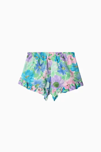 The Meadow Shorts in Silk-twill