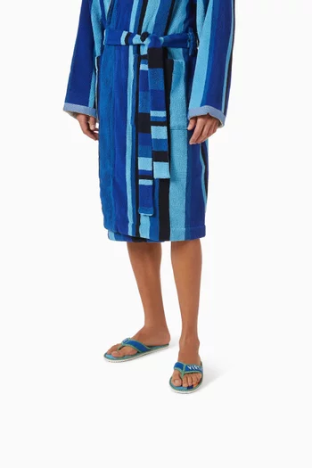 Logo Flip Flops in Terry
