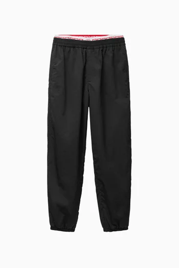 Greca Waistband Sweatpants in Nylon