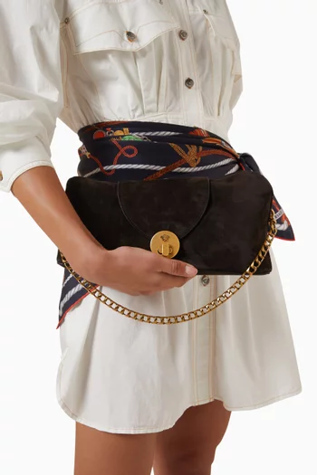Vivian Clutch in Suede