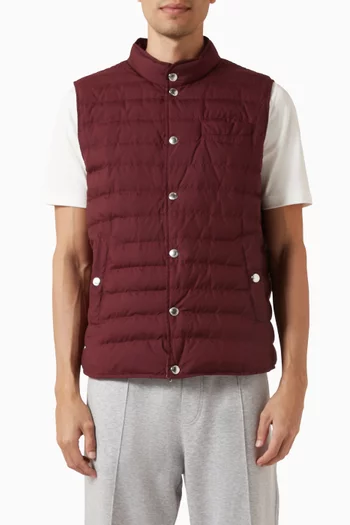 Techno Quilted Vest Jacket