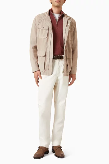 Half-zip Sweater in Cashmere