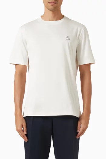 Logo T-shirt in  Cotton Jersey