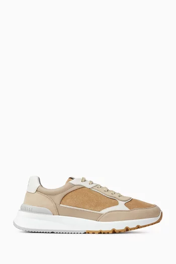 Sneakers in Nubuck & Suede