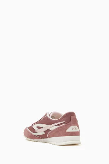 Riviera Low-top Sneakers in Canvas & Suede