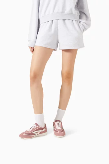 Riviera Low-top Sneakers in Canvas & Suede